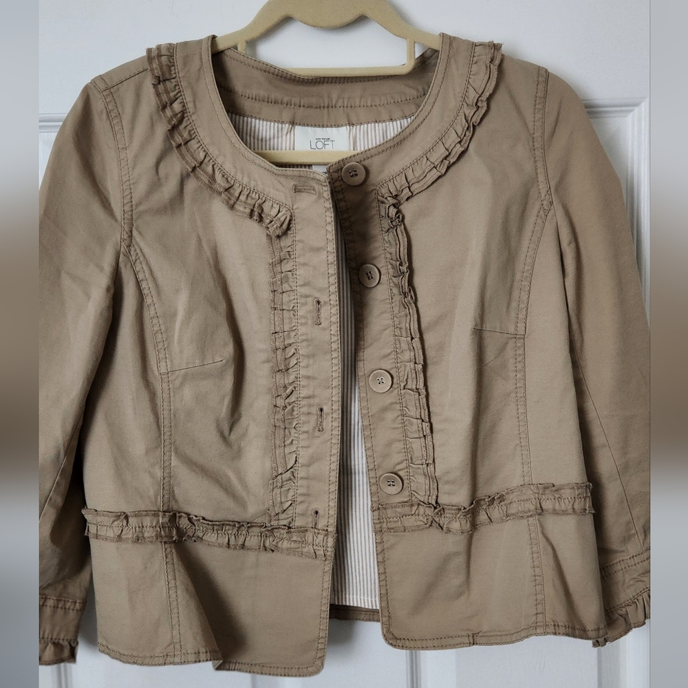 LOFT Women's Tan Jacket